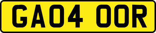 GA04OOR