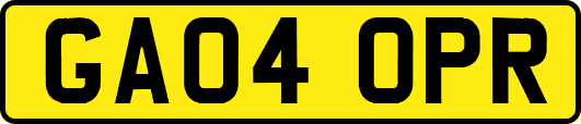 GA04OPR