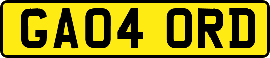 GA04ORD