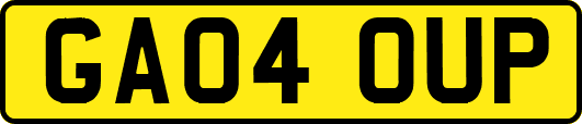 GA04OUP