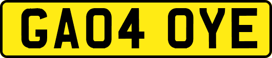 GA04OYE