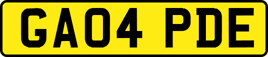 GA04PDE