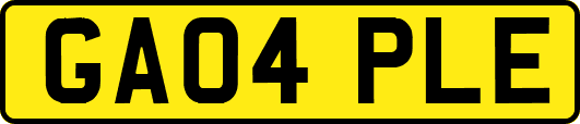 GA04PLE
