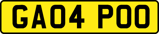 GA04POO