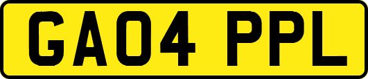 GA04PPL