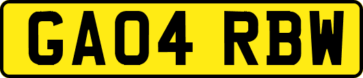 GA04RBW