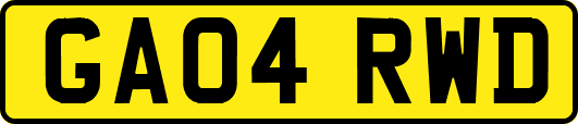 GA04RWD