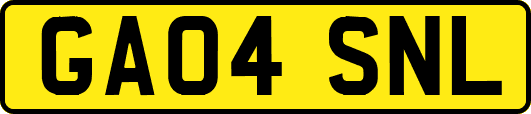 GA04SNL