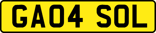 GA04SOL