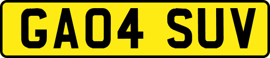 GA04SUV