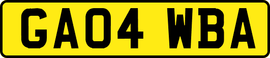GA04WBA
