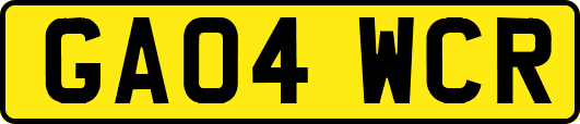 GA04WCR