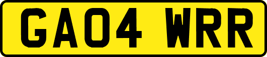 GA04WRR