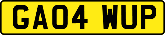 GA04WUP