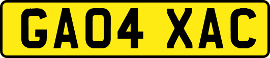 GA04XAC