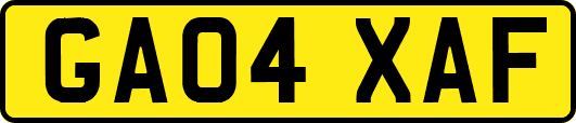 GA04XAF