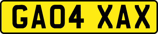 GA04XAX