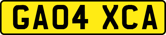 GA04XCA
