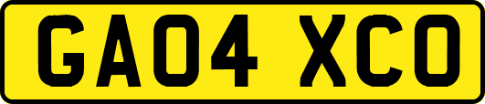 GA04XCO