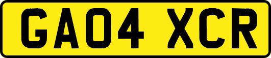 GA04XCR