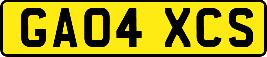 GA04XCS