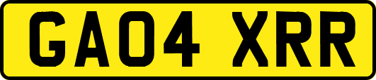 GA04XRR