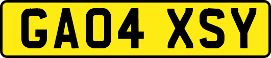 GA04XSY