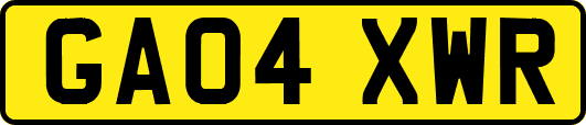 GA04XWR