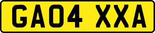 GA04XXA