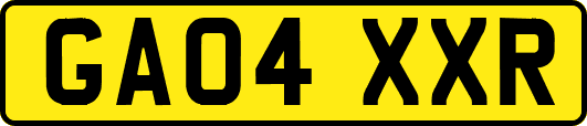 GA04XXR