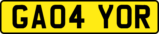 GA04YOR