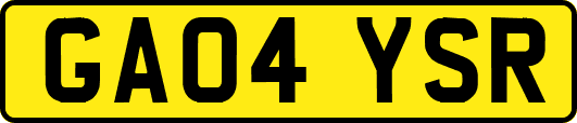 GA04YSR