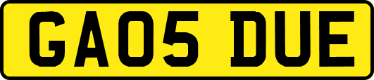 GA05DUE