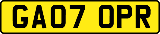 GA07OPR