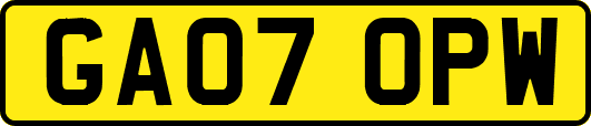 GA07OPW
