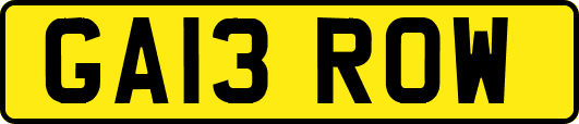 GA13ROW