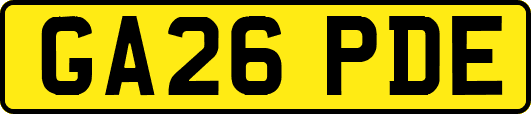 GA26PDE
