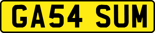 GA54SUM