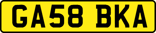 GA58BKA