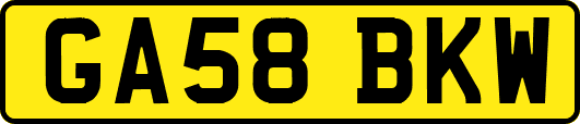 GA58BKW