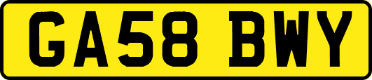 GA58BWY