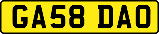 GA58DAO