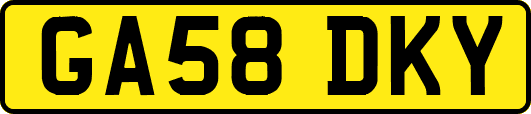 GA58DKY