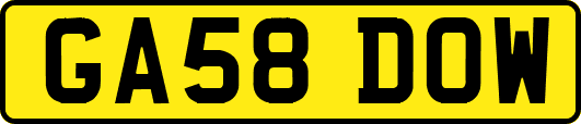 GA58DOW