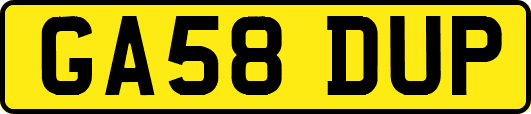 GA58DUP
