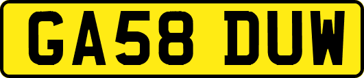 GA58DUW