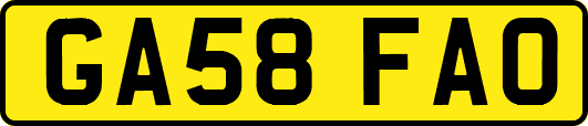 GA58FAO