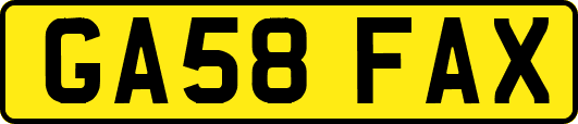 GA58FAX