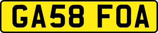 GA58FOA