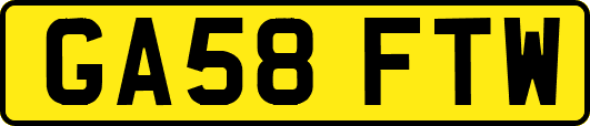 GA58FTW